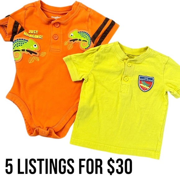 Carter's Other - Baby boy shirt bundle 12 months
